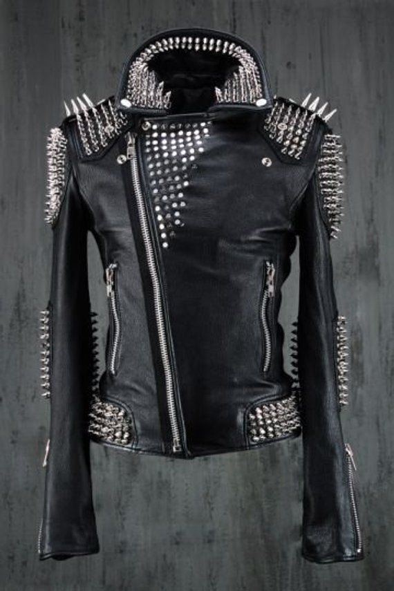 rock star leather jacket