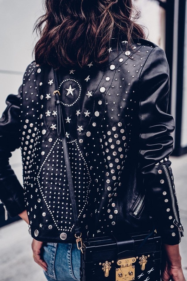 rock star leather jacket
