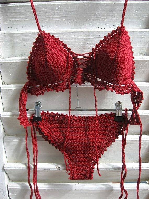 Knitted swimsuits